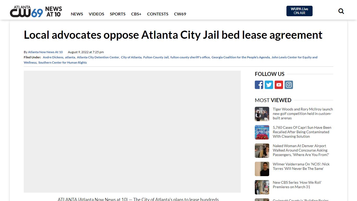 Local advocates oppose Atlanta City Jail bed lease agreement